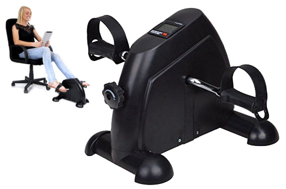 Mini Hand Foot Body Exerciser Bike w/ Digital Counter