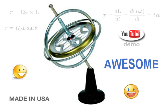 Metal Gyroscope - A Classic Educational Toy