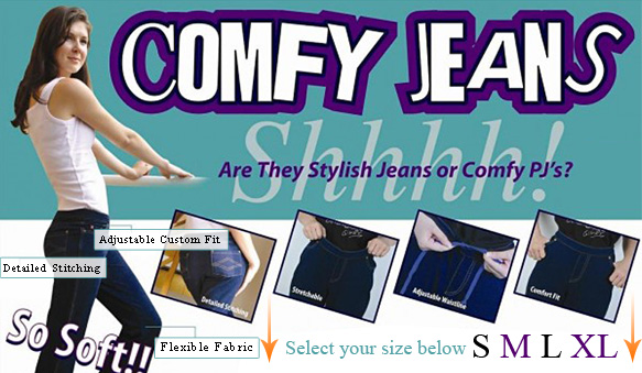 Comfy Jeans - S/M/L/XL Select Your Size Below