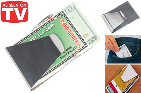 FREE Ozstock Day: Slim Double Sided Money Clip and Credit Card Holder