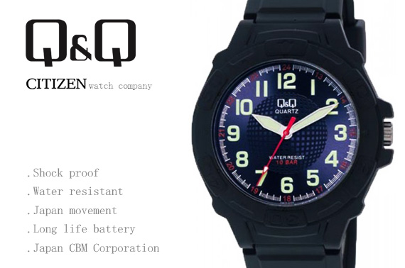 Quality Q&Q Japan Movement Men's Watch