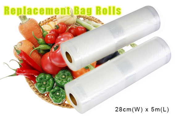 2x Replacement Bag Rools 28cm x 5m