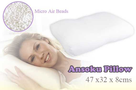 Ansoku Pillow - Filled with Over 10 Million Air Beads