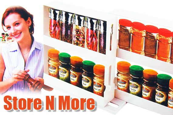 Store N More Swivel Cabinet Organizer