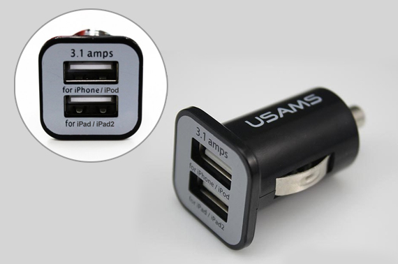 Universal 3.1A Dual USB Port Car Charger