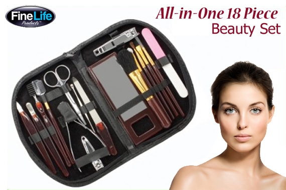 FREE Ozstock Day: All-in-One 18 Piece Beauty Set