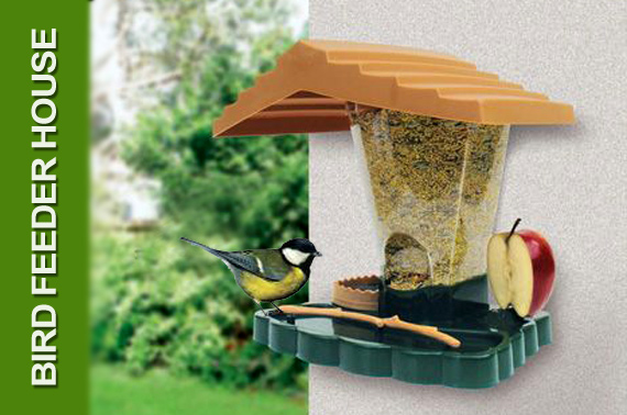 Deluxe Bird Feeder House