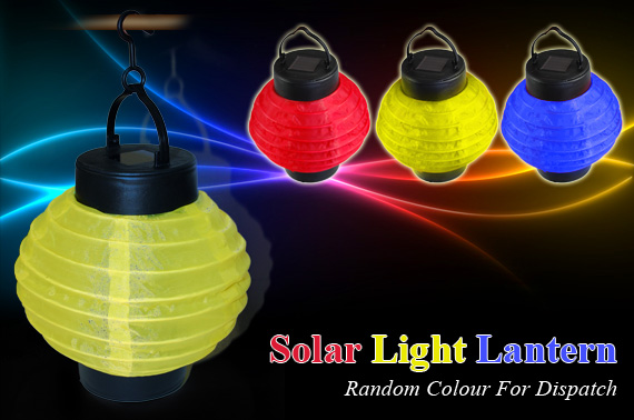 FREE Ozstock Day: Solar Garden Lantern 15cm