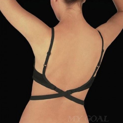 3x Womens Low Back Bra Strap Converter/Extender for Backless