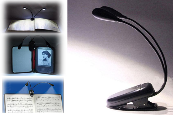 Super FREE Ozstock Day: Mini Adjustable Dual Power Dual Arm 4 LED Clip Light