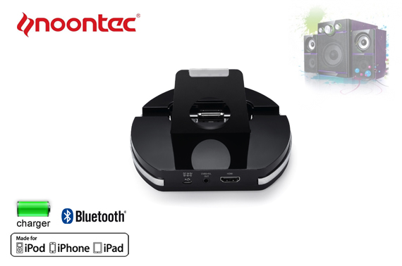 Noontec IPD203 Atomu Wireless Audio Transmitter & Docking Charger for IPod/ iPhone/ iPad