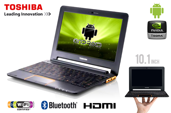 Super Special: Toshiba AC100 Super Slim Android Smartbook, nVidia Tegra 250/512MB/8GB/10.1