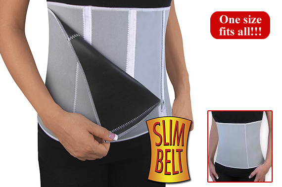 Slim Shaper - Adjustable Slimming Belt with 5 Zipper Adjustments