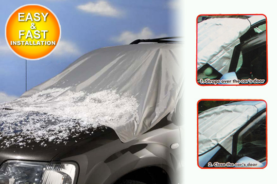 FREE Ozstock Day: Universal Winter Windshield Cover for Any Size Cars