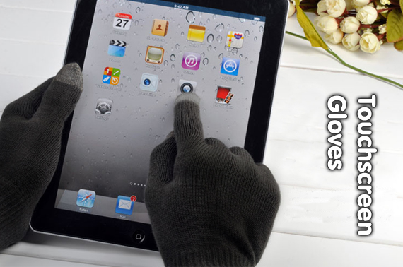 Touchscreen and Texting Gloves - Black