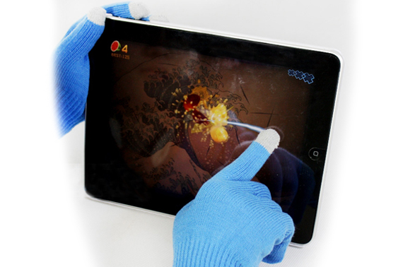 Touchscreen and Texting Gloves - Blue