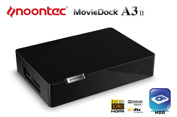 Noontec Moviedock A3II 1080p Full HD Media Player Support HD Videos, Multi Memory Card Media Input
