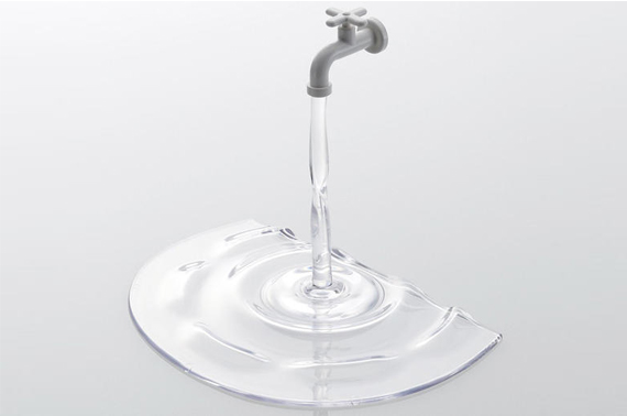 Water Faucet Stand for iPhone / Smartphone - Transparent