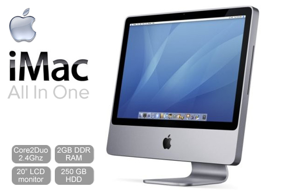 SUPER DEAL: Refurbished Apple iMac A1224 All-In-One Desktop PC
