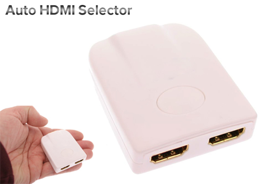 FREE Ozstock Day: 2-Port Mini Auto HDMI Selector