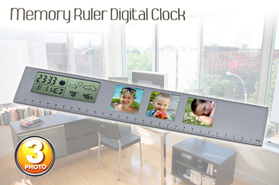 FREE Ozstock Day: Memory Ruler Digital Clock
