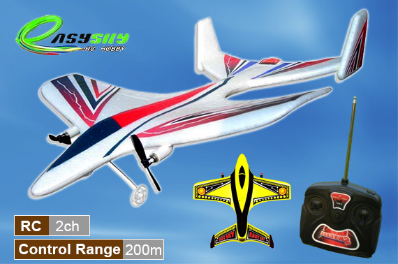 EasySky RC Mini 2CH Stunt Park Flyer