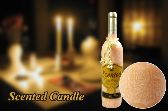 FREE Ozstock Day: 2x Whisky Bottle Shaped Scented Candle