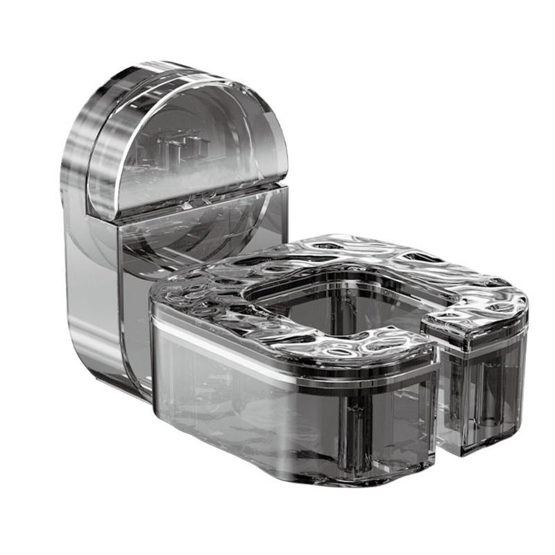 Free shipping Punch-Free Wall Mounted Hair Dryer Holder Rotating Bracket Bathroom Suction Cup Dark S