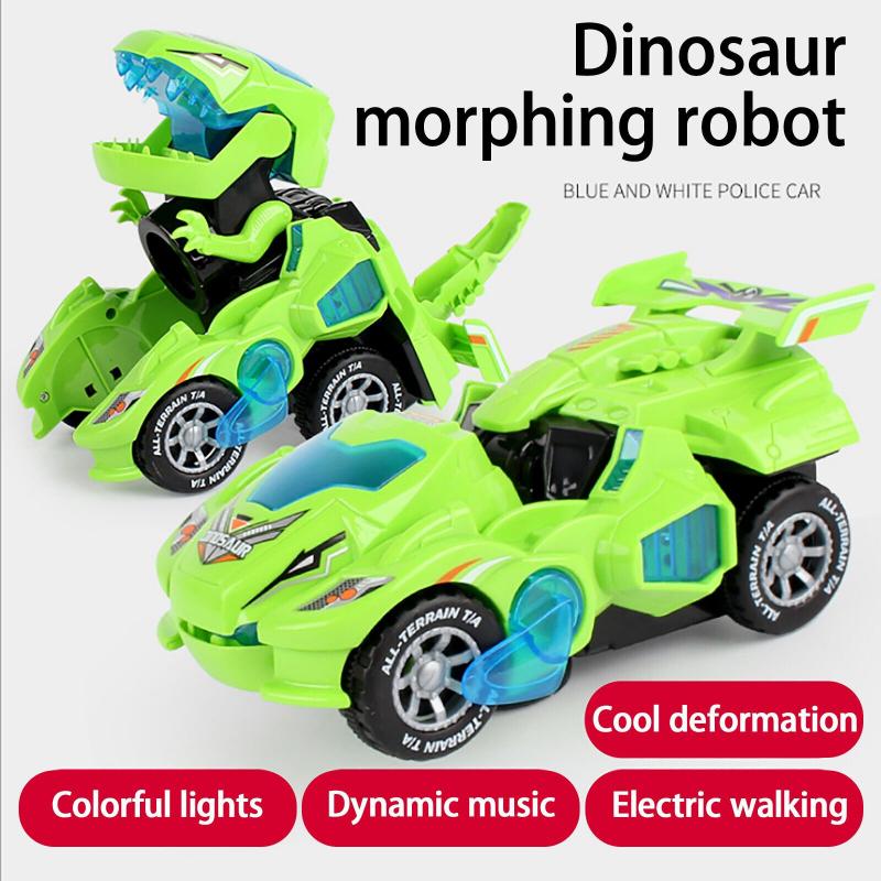 Electric Transformer Dinosaur Car Transformer Dinosaur Toy Car Dinosaur Chariots