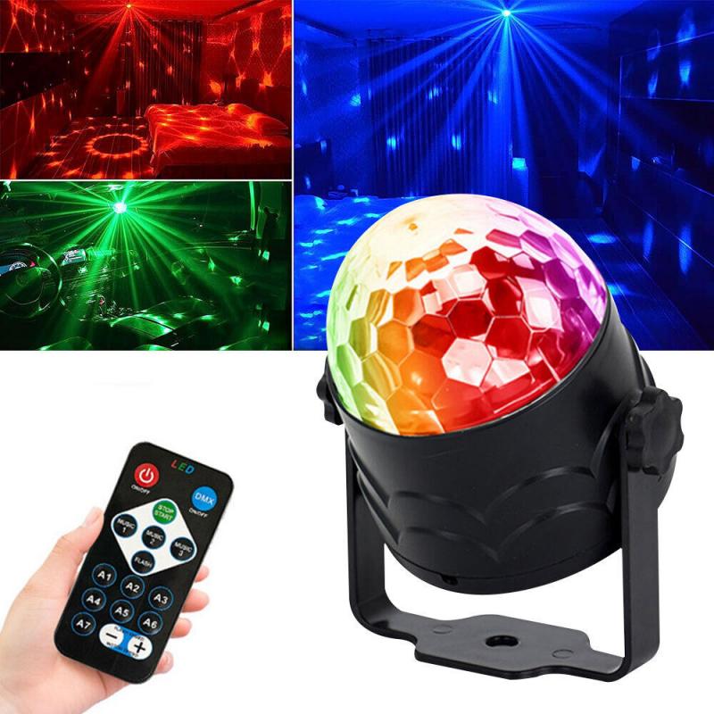 Disco Party Light Strobe LED DJ Ball Sound Activated Bulb Dance Lamp Decoration