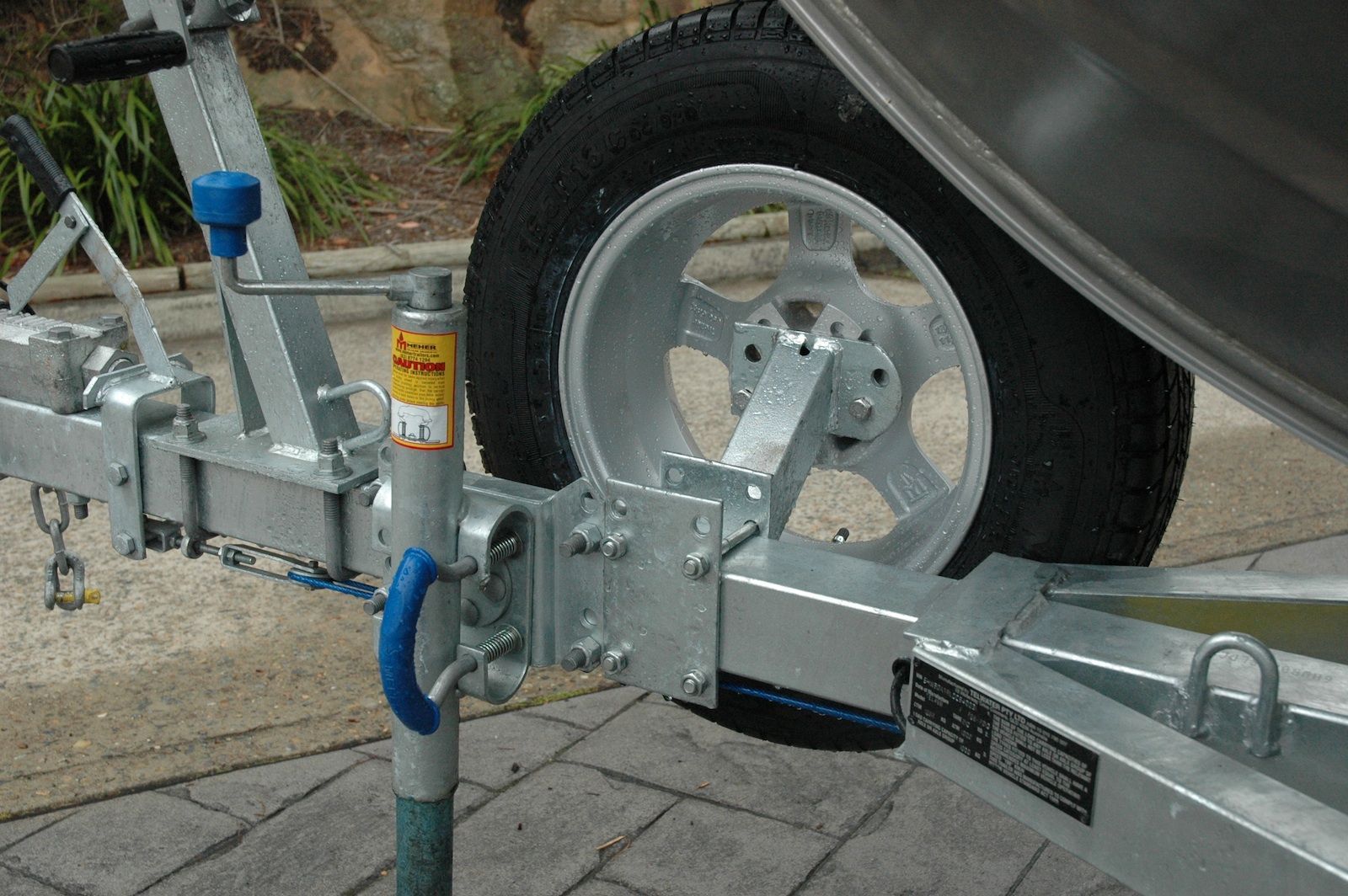 Spare Wheel Carrier Holder for Trailer Caravan Boat