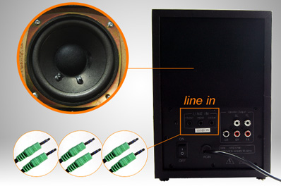 SPEED 3000W P.M.P.O. Active 5.1 Channel 