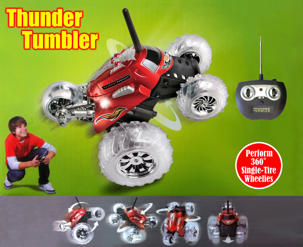 Thunder Tumbler Remote Control 360 Degree Stunt Monster Car