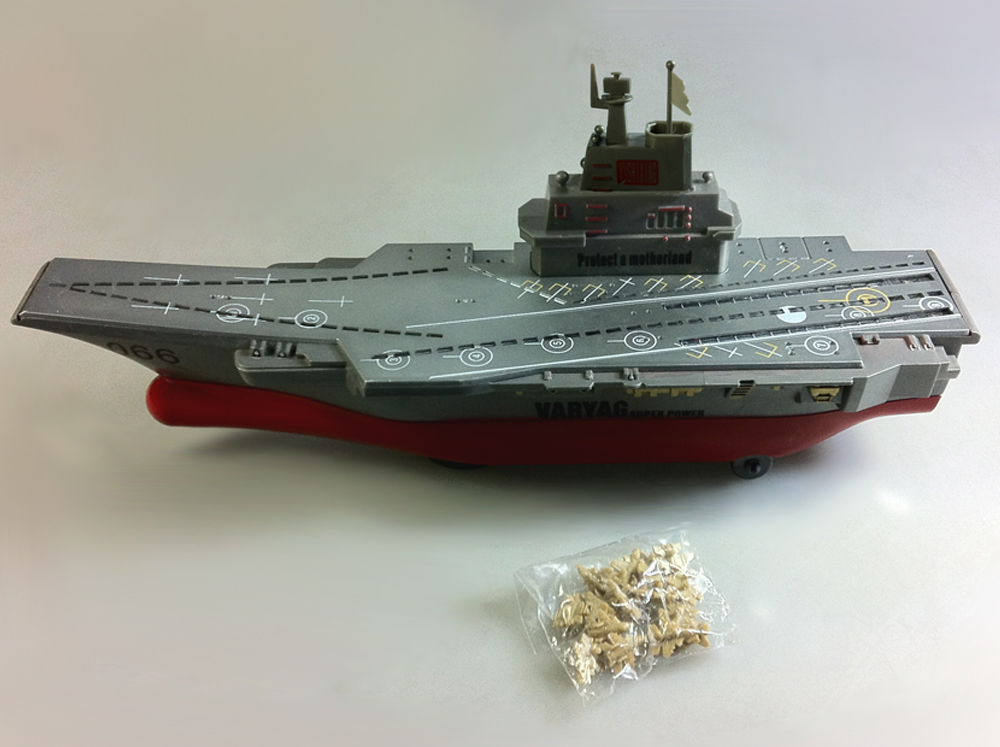 Toy Military Aircraft Carrier with Light and Sound