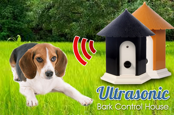 Outdoor Ultrasonic Bark Control Dog House