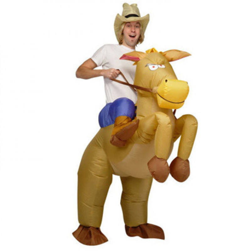 Inflatable Horse Cowboy