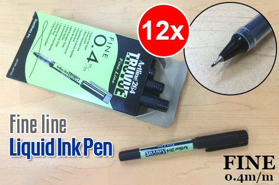 Artline 264 Truvue Fine tip Pen Pack of 5 