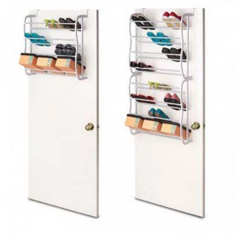 36-Pair Over-the-Door Hanging Shoe Rack Holder