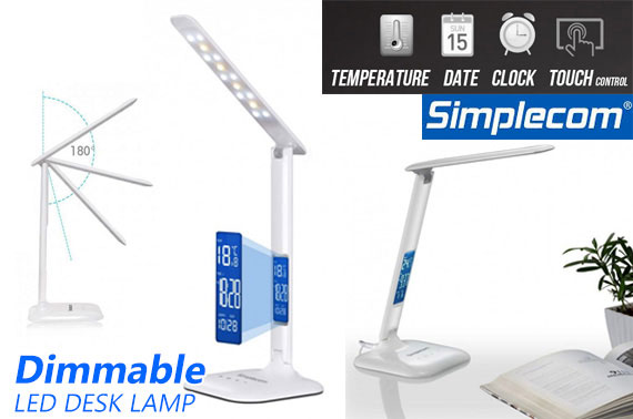 simplecom led desk lamp manual