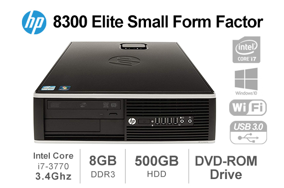 Refurbished HP Elite 8300 i7 SFF Desktop PC
