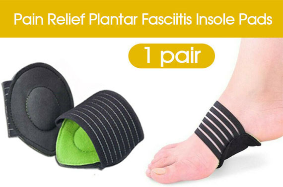 Free Ozstock Deal: Foot Heel Pain Relief Plantar Fasciitis Insole Pads & Arch Support Shoes