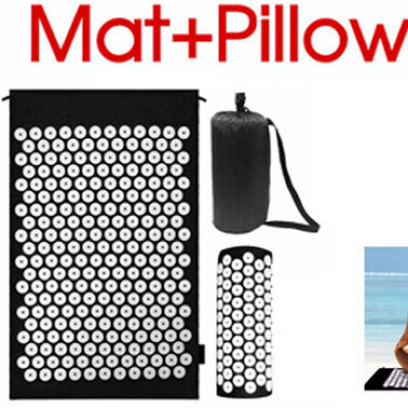 Yoga Shakti Massage Acupressure Mat Sit Lying Mats Pain Stress