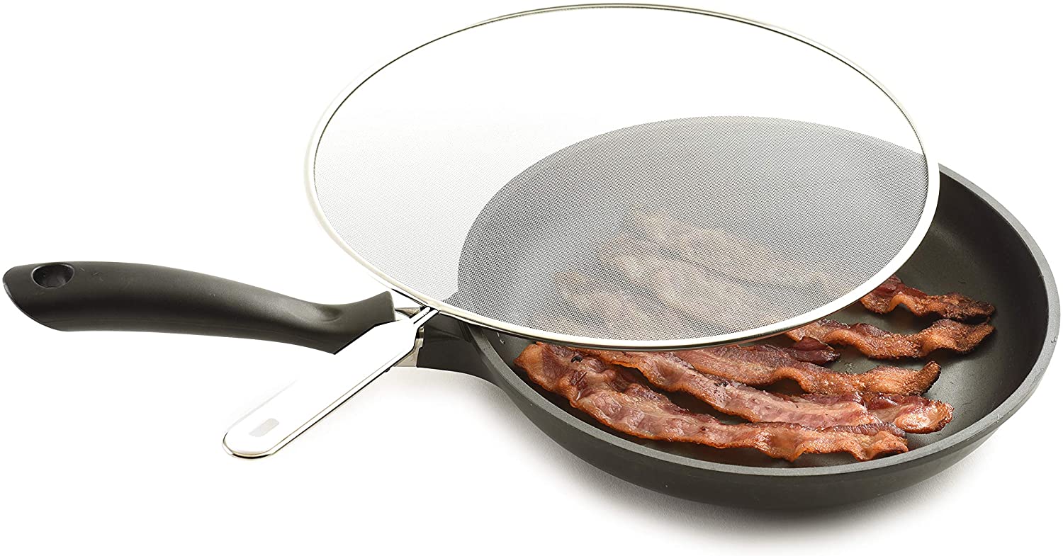 Free Shipping Anti Splatter Guard 32cm Oil Net Splash Cover Pan Screen