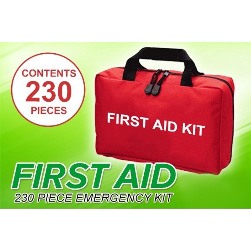 230 Pieces Emergency First Aid Kit - ARTG Registered