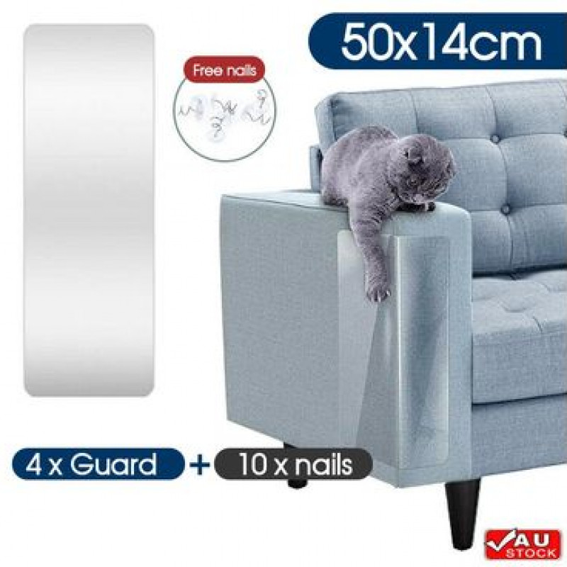 Free Shipping 4PCS Cat Sofa Scratch Guard Furniture Walls Pet Couch Protector