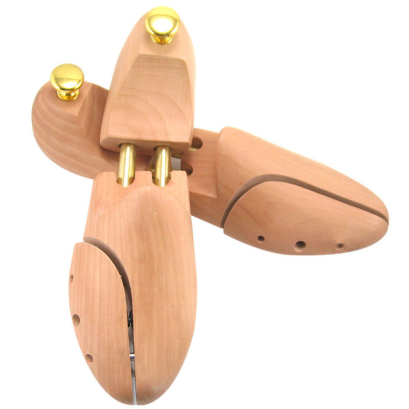 Adjustable Wooden Shoe Tree Shaper Keeper Wood Stretcher Men/Women Au Stock Size EU 41/42