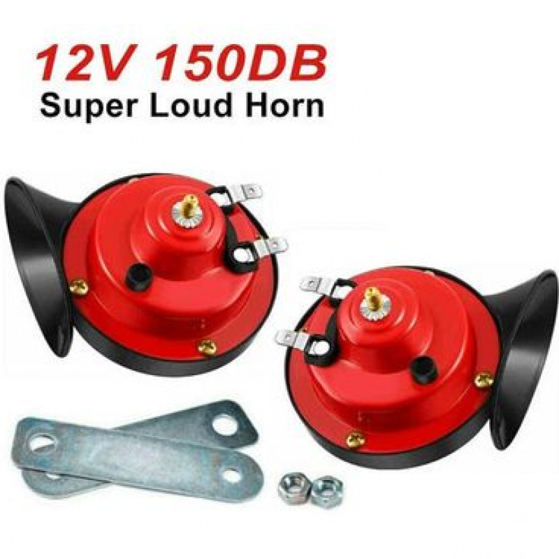 2PCS Air Snail 12V Car Horn 150DB Truck Lorry SUV RV Truck Boat Loud Siren