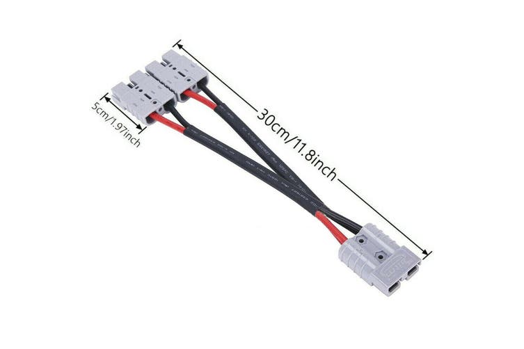 50 Amp Genuine Anderson Plug Connector Double Y Adaptor 6mm Automotive