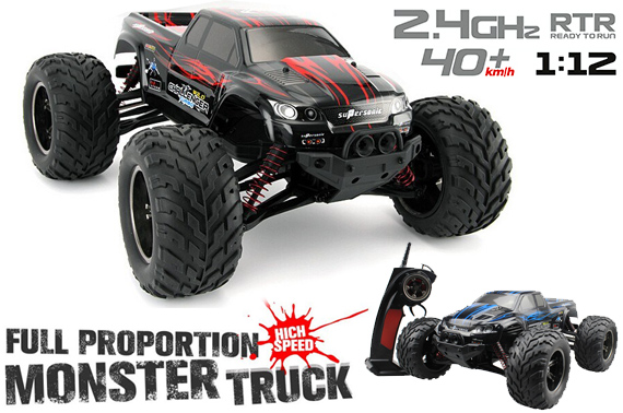 full proportion high speed monster truck