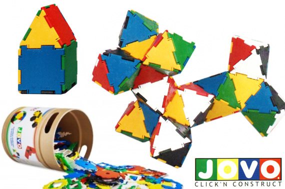 160pcs JOVO Click 'N' Construct System Toy